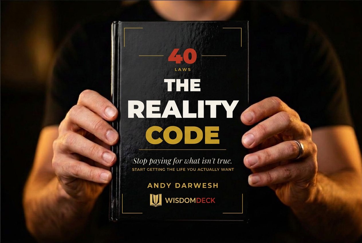 The Reality Code held in both hands