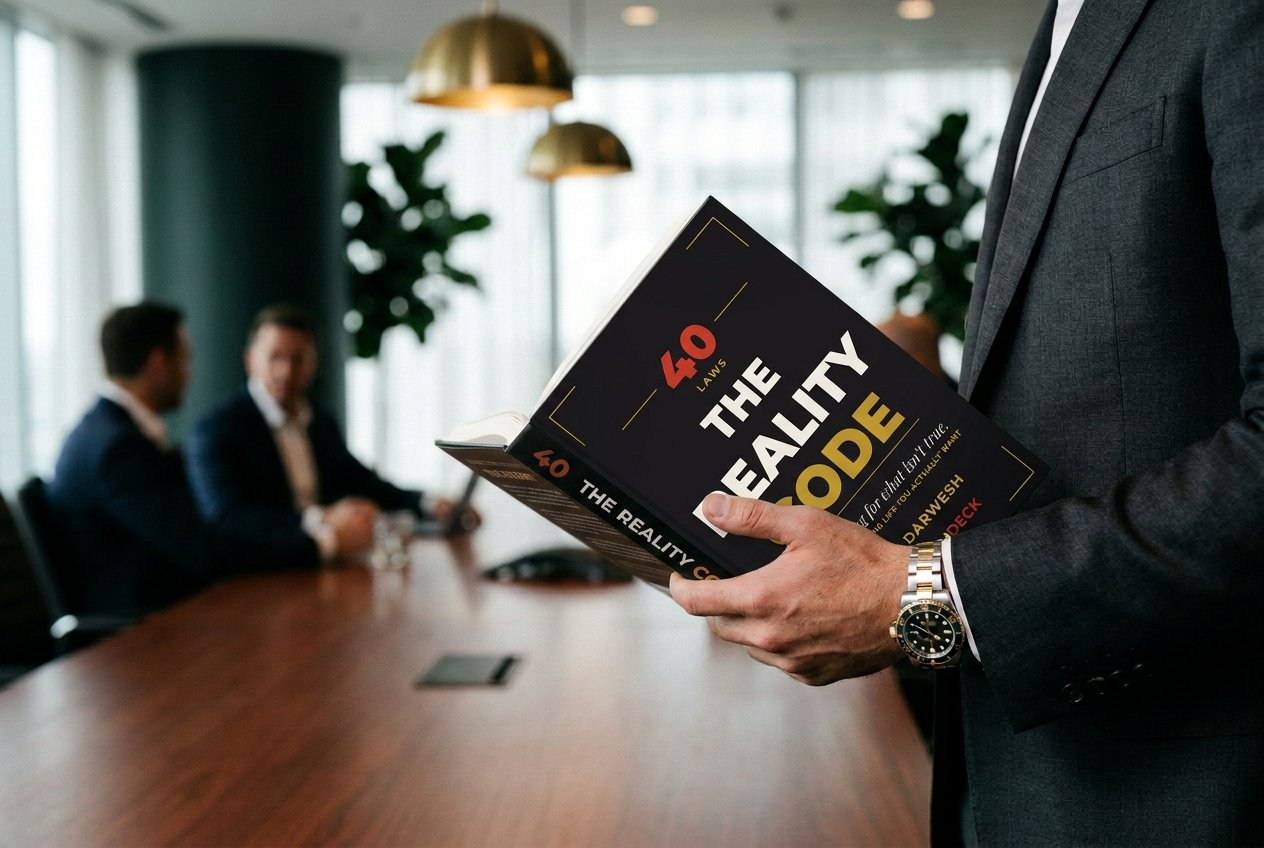 Reading The Reality Code in a boardroom