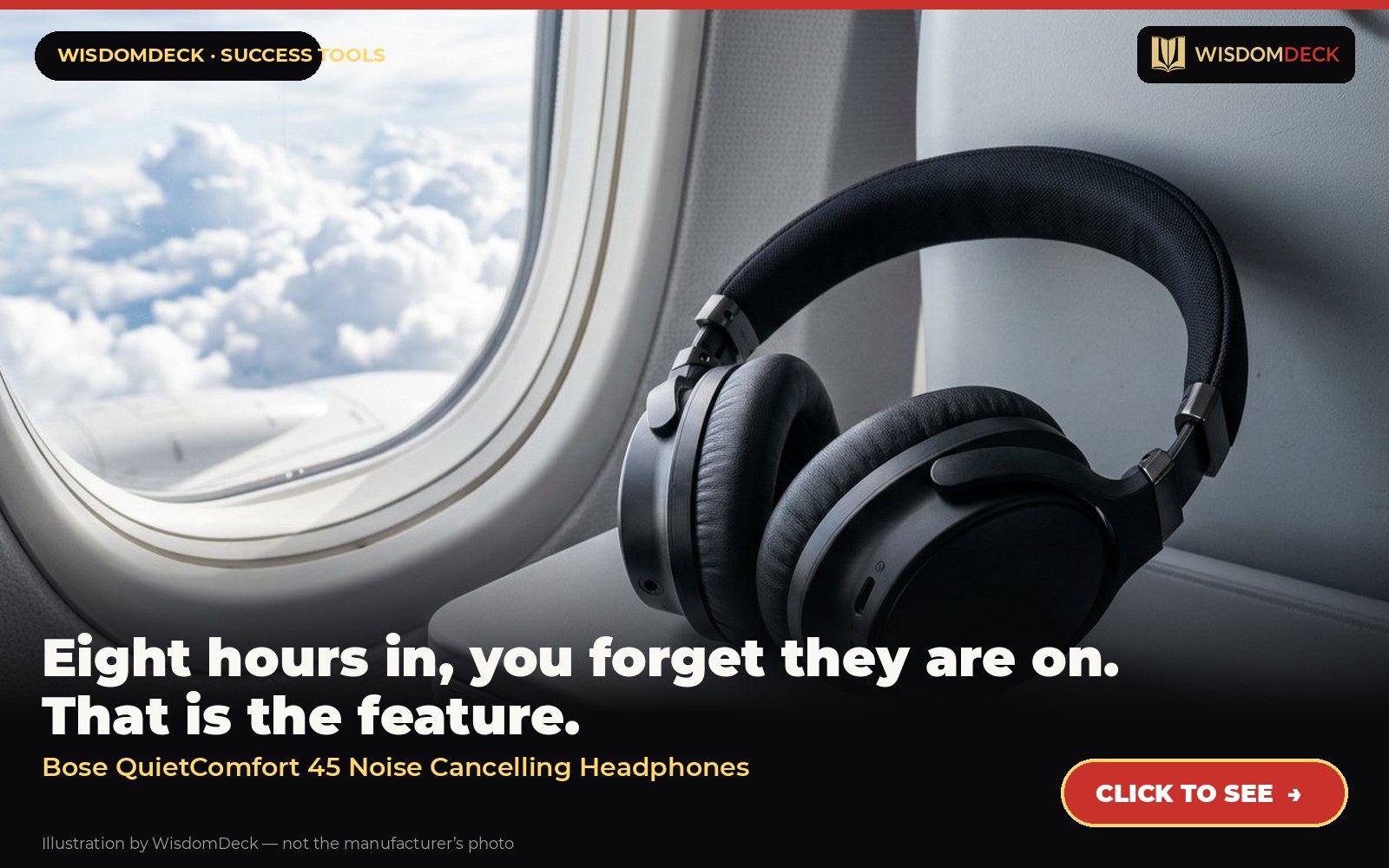 Bose QuietComfort 45 Noise Cancelling Headphones — illustration