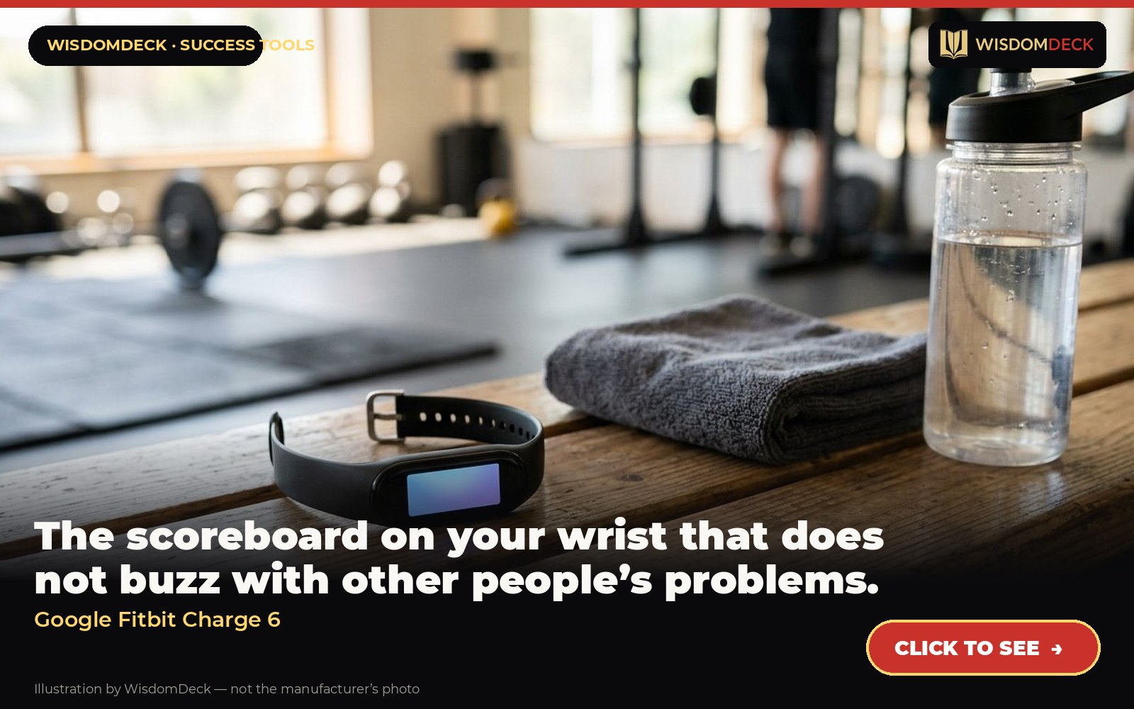 Google Fitbit Charge 6 — illustration