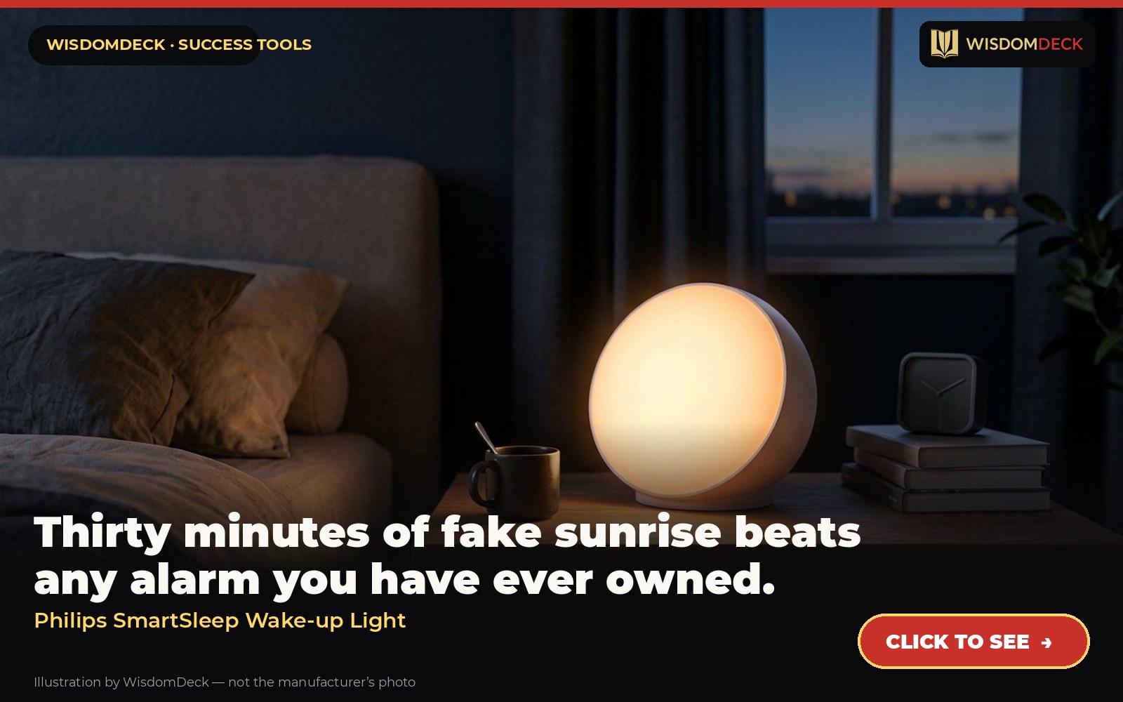 Philips SmartSleep Wake-up Light — illustration