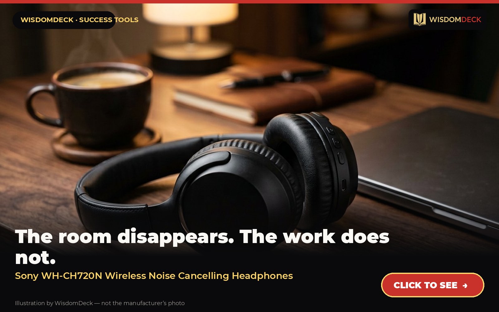 Sony WH-CH720N Wireless Noise Cancelling Headphones — illustration